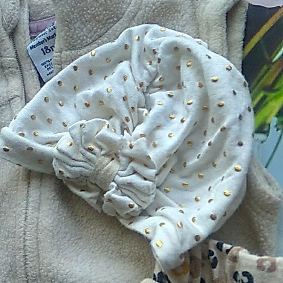 Baby Outfit Cheetah Print shorts with sequins / and kitty vest Also Bow Hat - Picture 5 of 6